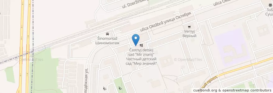 Mapa de ubicacion de Lounge Bar en Rusia, Центральный Федеральный Округ, Московская Область, Городской Округ Реутов.