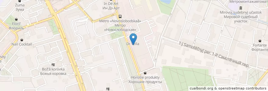 Mapa de ubicacion de SoupMaker en Russia, Distretto Federale Centrale, Москва, Центральный Административный Округ, Тверской Район.