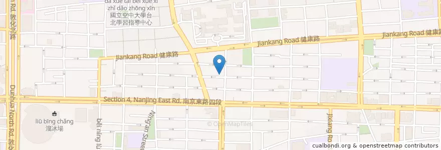 Mapa de ubicacion de 品冠客家小館 en Taiwan, New Taipei, Taipei, Songshan District.