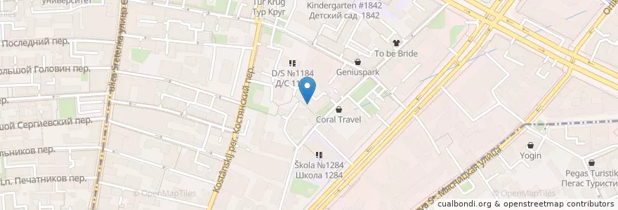 Mapa de ubicacion de Psycho Place en Russia, Distretto Federale Centrale, Москва, Центральный Административный Округ, Красносельский Район.