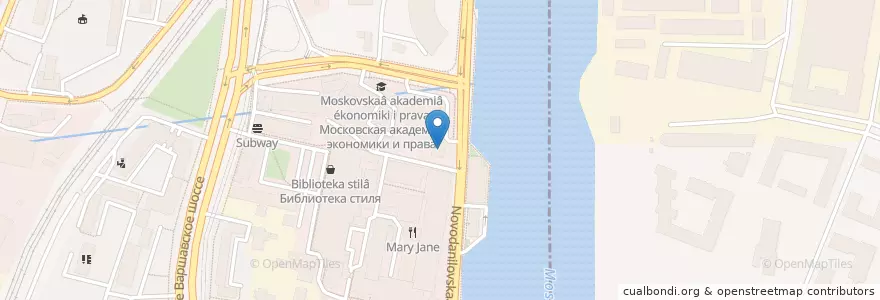Mapa de ubicacion de Фракция en Rusland, Centraal Federaal District, Moskou, Южный Административный Округ, Донской Район.