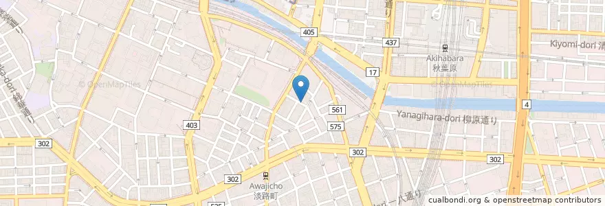 Mapa de ubicacion de 神田藪蕎麦 (Yabusoba) en Giappone, Tokyo, Chiyoda.