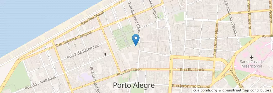 Mapa de ubicacion de Itaú en Brasile, Regione Sud, Rio Grande Do Sul, Regione Metropolitana Di Porto Alegre, Região Geográfica Intermediária De Porto Alegre, Região Geográfica Imediata De Porto Alegre, Porto Alegre.