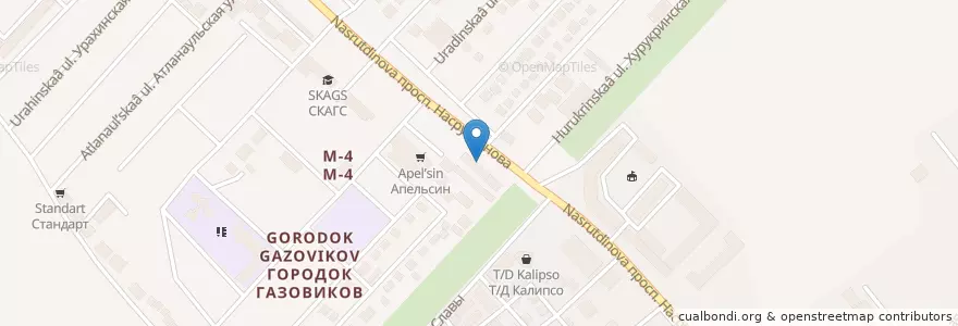 Mapa de ubicacion de Платинум дент en روسيا, منطقة شمال القوقاز الفيدرالية, Дагестан, Городской Округ Махачкала.