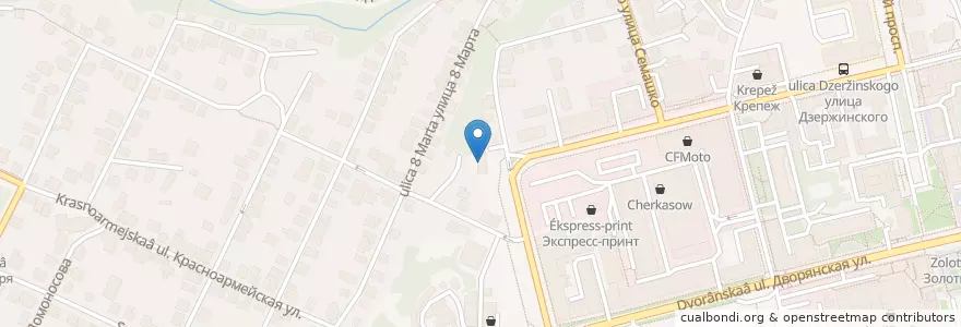 Mapa de ubicacion de ПиццаФабрика en Rússia, Distrito Federal Central, Владимирская Область, Городской Округ Владимир.