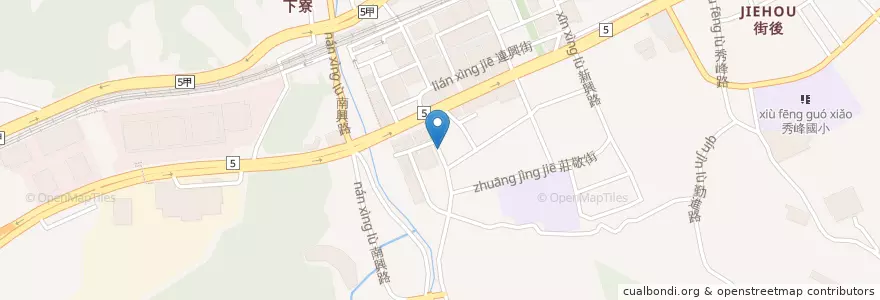 Mapa de ubicacion de 來發食堂 en تايوان, تايبيه الجديدة, 汐止區.