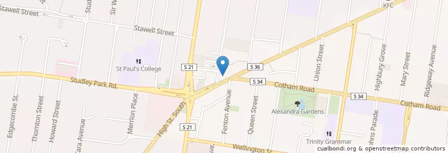Mapa de ubicacion de Zakka Life en Australia, Victoria, City Of Boroondara.