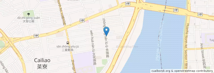 Mapa de ubicacion de 鴨肉麵 en Taiwan, 新北市.