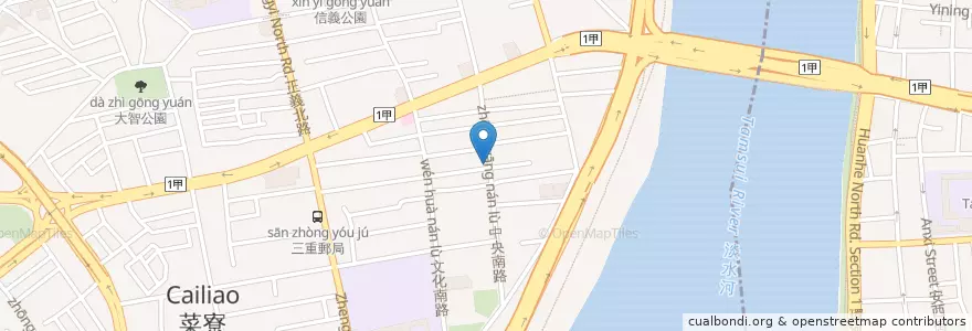Mapa de ubicacion de 興富發熱炒 en 台湾, 新北市.