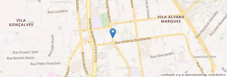 Mapa de ubicacion de Odonto ABC en البَرَازِيل, المنطقة الجنوبية الشرقية, ساو باولو, Região Geográfica Intermediária De São Paulo, Região Metropolitana De São Paulo, Região Imediata De São Paulo, São Bernardo Do Campo.