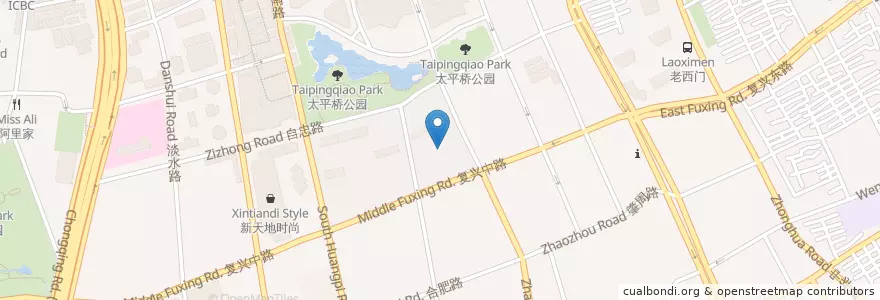 Mapa de ubicacion de LA Fantasia Chef Art Studio en 中国, 上海市, 黄浦区.