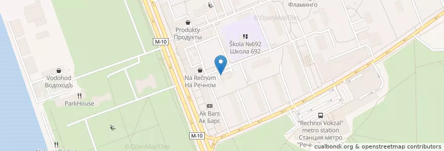 Mapa de ubicacion de Belgravia Dental Studio en Russia, Distretto Federale Centrale, Москва, Северный Административный Округ, Район Левобережный.