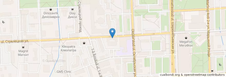Mapa de ubicacion de СМ-Доктор en Rusia, Центральный Федеральный Округ, Москва, Северо-Восточный Административный Округ, Район Марьина Роща.