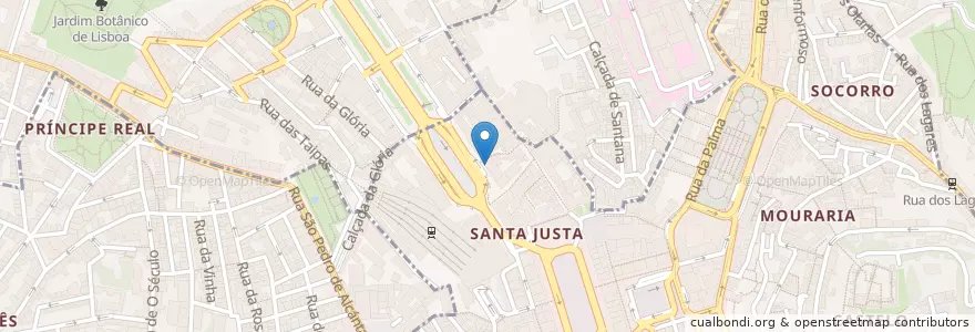 Mapa de ubicacion de fábrica da Ñata en Portugal, Área Metropolitana De Lisboa, Lissabon, Grande Lisboa, Lissabon.