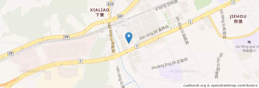 Mapa de ubicacion de 黑布咖啡 en 타이완, 신베이 시, 시즈 구.