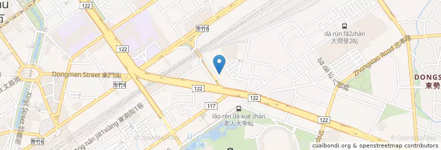 Mapa de ubicacion de 笑傲江湖KTV en 台湾, 台湾省, 新竹市, 東区.