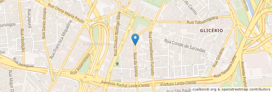 Mapa de ubicacion de Restaurante Gloria en Brezilya, Güneydoğu Bölgesi, Сан Паулу, Região Geográfica Intermediária De São Paulo, Região Metropolitana De São Paulo, Região Imediata De São Paulo, Сан Паулу.