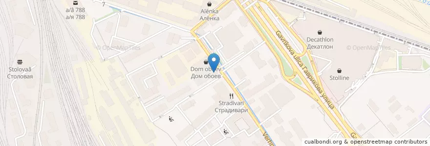 Mapa de ubicacion de Виктория en Rusland, Centraal Federaal District, Moskou, Центральный Административный Округ, Красносельский Район.