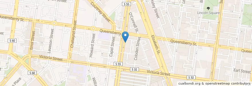 Mapa de ubicacion de Eal All Korean BBQ Buffet en Australien, Victoria, City Of Melbourne.