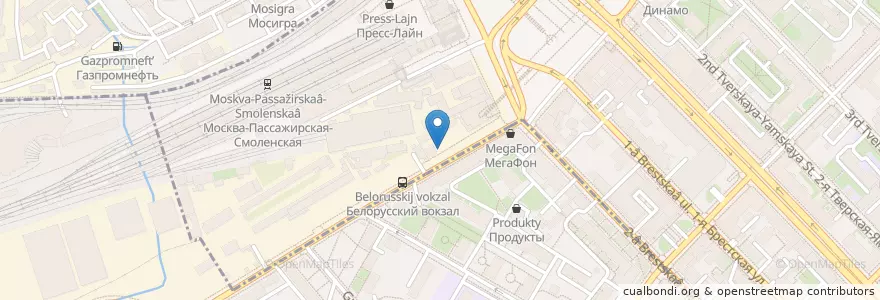 Mapa de ubicacion de Культура en Russia, Distretto Federale Centrale, Москва, Центральный Административный Округ, Тверской Район.