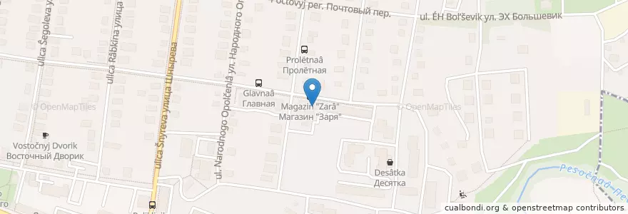 Mapa de ubicacion de кукольный театр en Russie, District Fédéral Central, Oblast De Moscou, Городской Округ Истра.