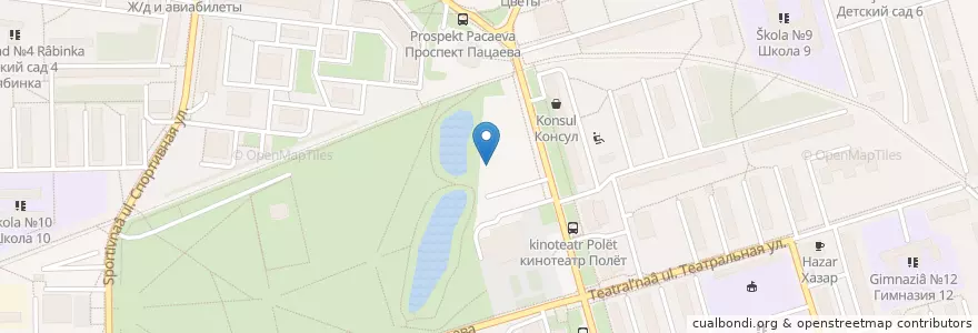 Mapa de ubicacion de Моремания en 러시아, Центральный Федеральный Округ, Московская Область, Городской Округ Долгопрудный.