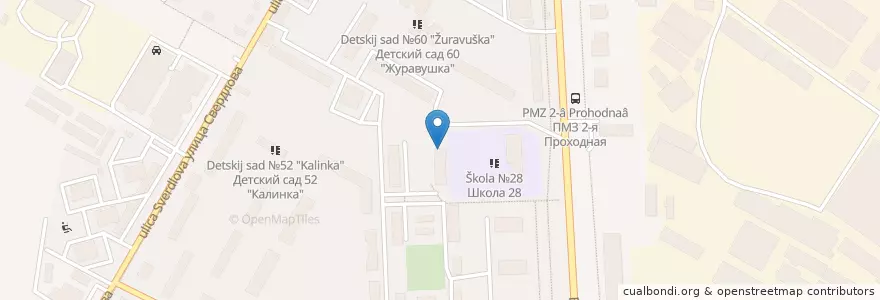 Mapa de ubicacion de Участковый пункт полиции №3 en 俄罗斯/俄羅斯, Центральный Федеральный Округ, 莫斯科州, Городской Округ Подольск.