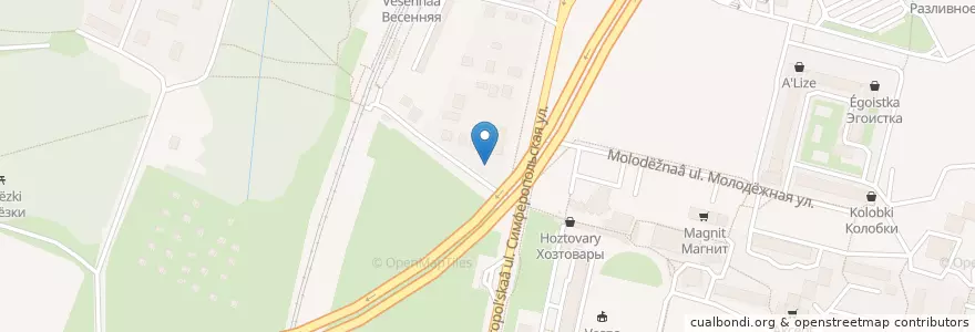 Mapa de ubicacion de Pizza Express 24 en Rusya Federasyonu, Центральный Федеральный Округ, Московская Область, Городской Округ Подольск.