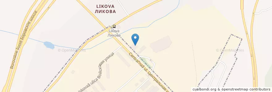 Mapa de ubicacion de Тока Пицца en Russia, Central Federal District, Moscow, Novomoskovsky Administrative Okrug, Поселение Внуковское.