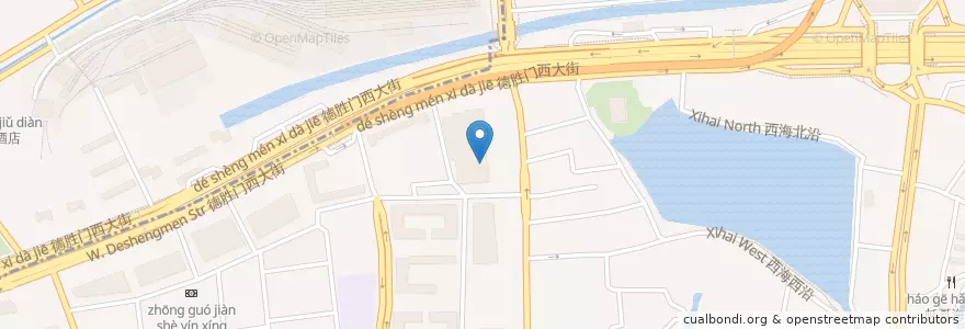 Mapa de ubicacion de 肯德基 en چین, پکن, هبئی, 西城区.