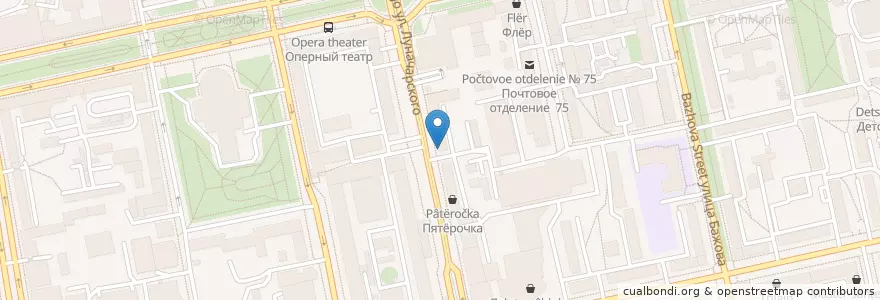 Mapa de ubicacion de Живика en Russie, District Fédéral De L'Oural, Oblast De Sverdlovsk, Городской Округ Екатеринбург.