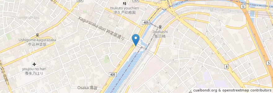 Mapa de ubicacion de カナルカフェ en Япония, Токио.