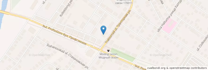 Mapa de ubicacion de МОУ СОШ № 2 en Rusia, Distrito Federal Central, Óblast De Tver, Городской Округ Тверь, Калининский Район.