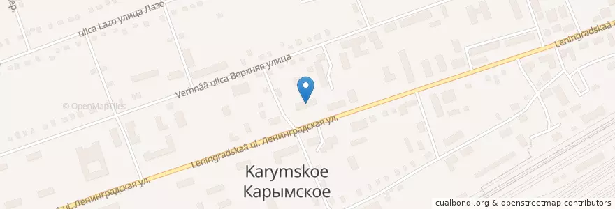 Mapa de ubicacion de Полиция en Rússia, Distrito Federal Oriental, Krai De Zabaykalsky, Карымский Район, Карымское Городское Поселение.
