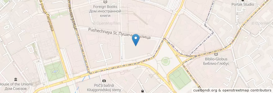 Mapa de ubicacion de Жаровня. Чайхона en Russie, District Fédéral Central, Moscou, Центральный Административный Округ, Тверской Район.