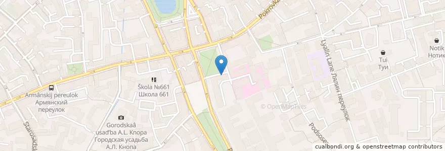 Mapa de ubicacion de Сентябрь en Rusland, Centraal Federaal District, Moskou, Центральный Административный Округ, Басманный Район.