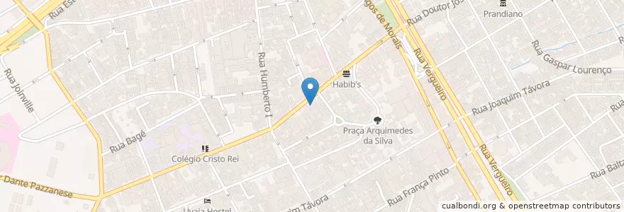 Mapa de ubicacion de Dimen en Brazil, Jihovýchodní Region, São Paulo, Região Geográfica Intermediária De São Paulo, Região Metropolitana De São Paulo, Região Imediata De São Paulo, São Paulo.