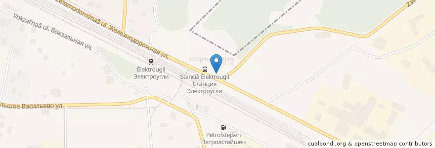 Mapa de ubicacion de Марк en Rusia, Distrito Federal Central, Óblast De Moscú, Богородский Городской Округ.