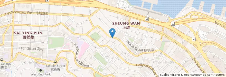 Mapa de ubicacion de 大快活 Fairwood en Китай, Гуандун, Гонконг, Гонконг, Новые Территории, 中西區 Central And Western District.