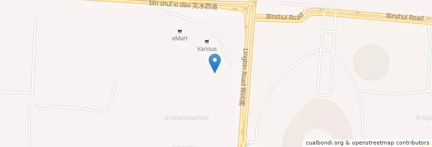 Mapa de ubicacion de Ribs Rice en China, Tianjin, Hebei, Nankai District.