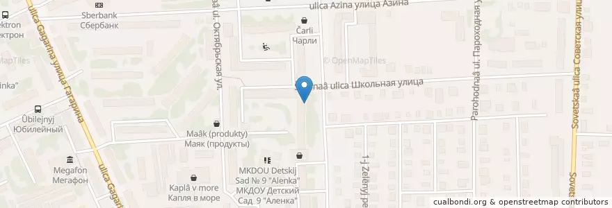 Mapa de ubicacion de Стоматолог и я en Russie, District Fédéral De La Volga, Oblast De Kirov, Городской Округ Вятские Поляны.