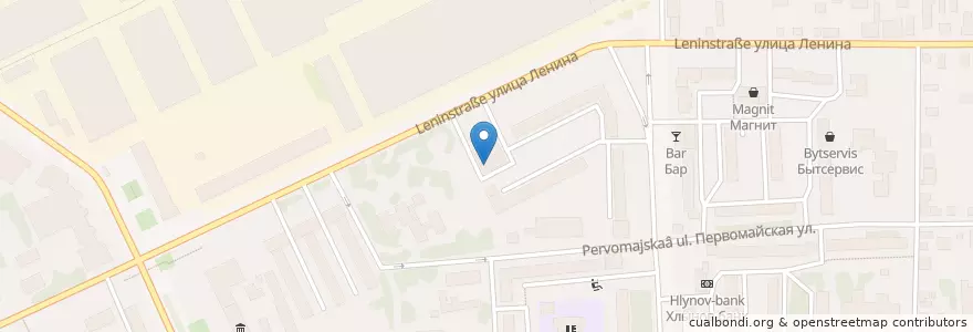Mapa de ubicacion de Ново-дент en ロシア, 沿ヴォルガ連邦管区, キーロフ州, ヴャーツキエ・ポリャーヌィ管区.