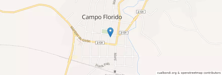 Mapa de ubicacion de Liceo de Campo Florido en Cuba, L'Avana, Habana Del Este.