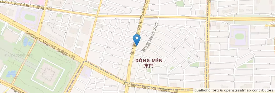 Mapa de ubicacion de 胖老爹美式炸雞 en 타이완, 신베이 시, 타이베이시.