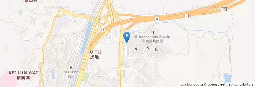 Mapa de ubicacion de 包點先生 en 중국, 홍콩, 광둥성, 신제, 屯門區 Tuen Mun District.