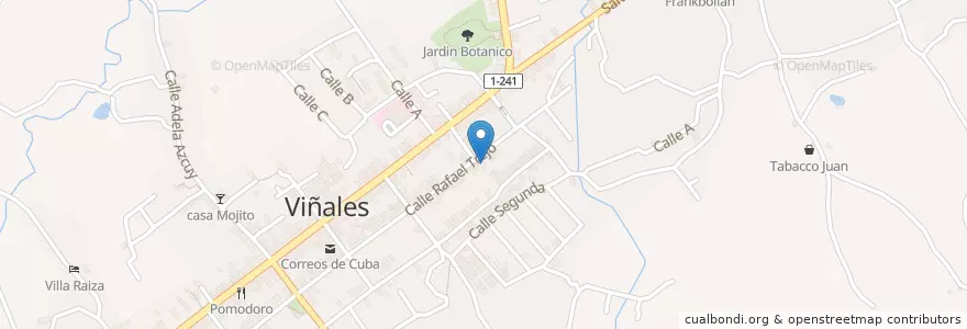 Mapa de ubicacion de Casa de Abuelos en كوبا, Pinar Del Río, Viñales.