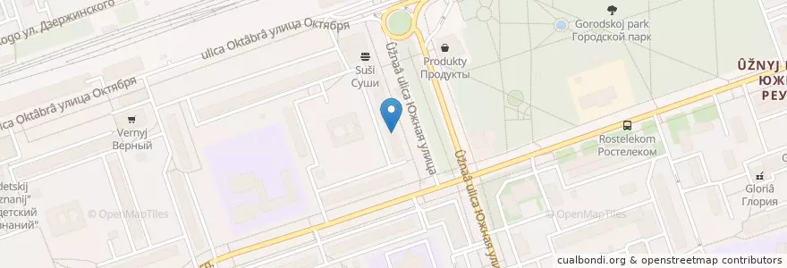 Mapa de ubicacion de Днком en روسيا, Центральный Федеральный Округ, محافظة موسكو, Городской Округ Реутов.