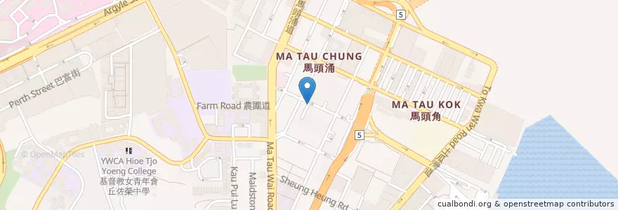 Mapa de ubicacion de 四點金飯店 en China, Provincia De Cantón, Hong Kong, Kowloon, Nuevos Territorios, 九龍城區 Kowloon City District.