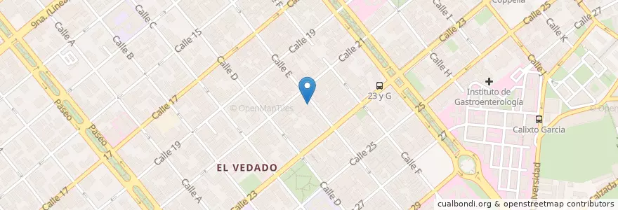 Mapa de ubicacion de ESTUDIO ST en Cuba, L'Avana, Plaza De La Revolución.