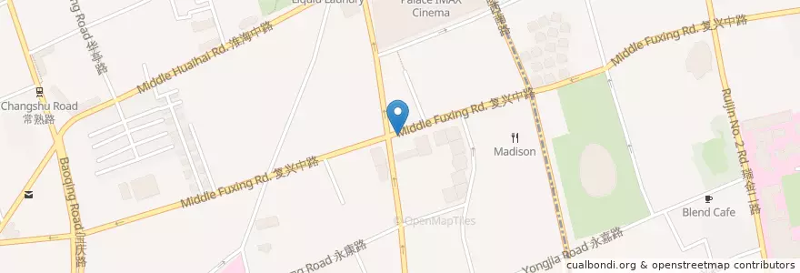 Mapa de ubicacion de 一人一锅 en Cina, Shanghai, Distretto Di Xuhui.